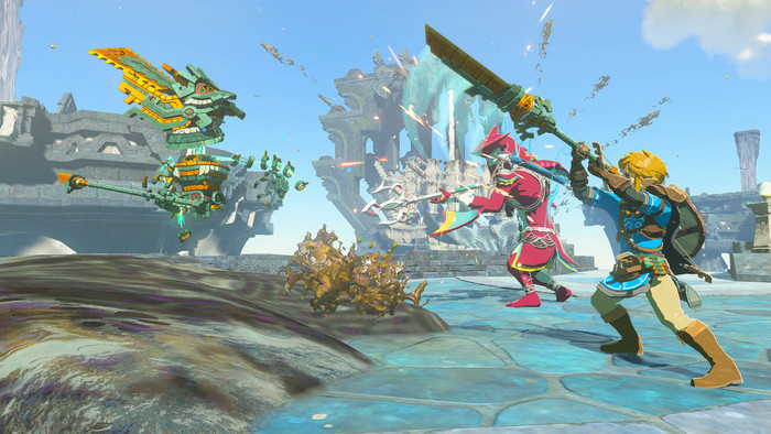 The Legend of Zelda: Tears of The Kingdom Nintendo Switch 2 Edition product in use