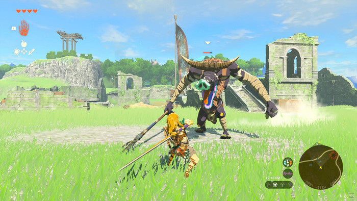 The Legend of Zelda: Tears of The Kingdom Nintendo Switch 2 Edition product in use