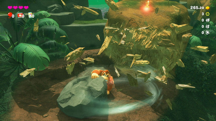 Nintendo Switch 2 + Donkey Kong Bananza product in use