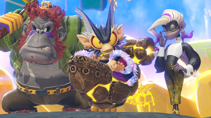 Nintendo Switch 2 + Donkey Kong Bananza product in use