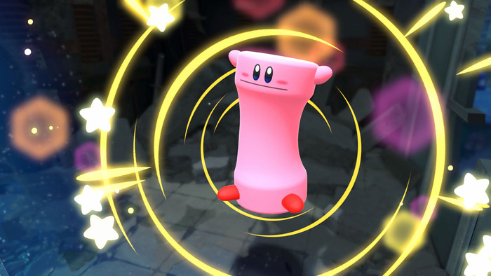 Kirby en de Vergeten Wereld Nintendo Switch 2 Edition product in gebruik