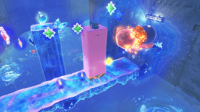 Kirby en de Vergeten Wereld Nintendo Switch 2 Edition product in gebruik