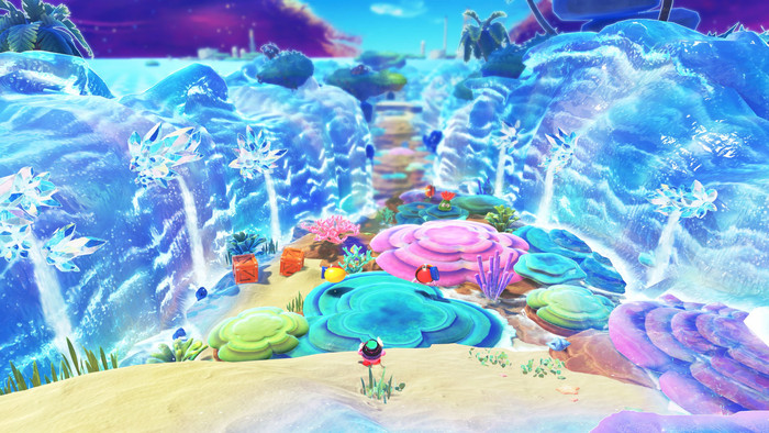 Kirby en de Vergeten Wereld Nintendo Switch 2 Edition product in gebruik