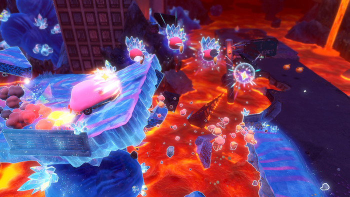 Kirby en de Vergeten Wereld Nintendo Switch 2 Edition product in gebruik
