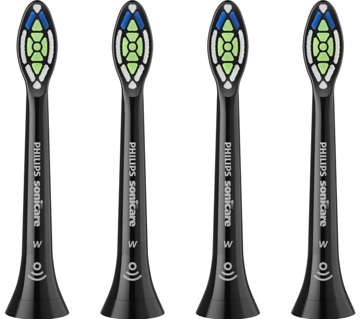 Philips Sonicare Optimal White HX6064/88 Zwart (4 stuks) rechterkant