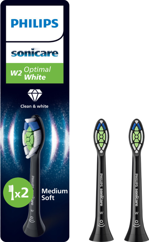 Philips Sonicare Optimal White HX6062/88 Schwarz (2 Stück) Main Image