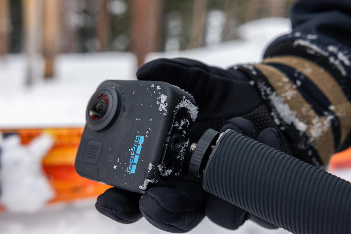 GoPro Carbon Fiber Extension Pole product in gebruik