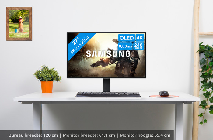 Samsung Odyssey LS27FG812SUXEN visual Coolblue 1