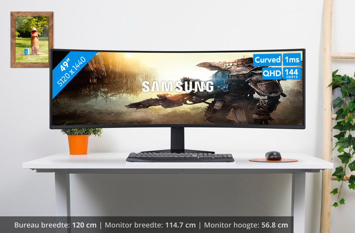 Samsung Odyssey LS49FG916EUXEN visual Coolblue 1