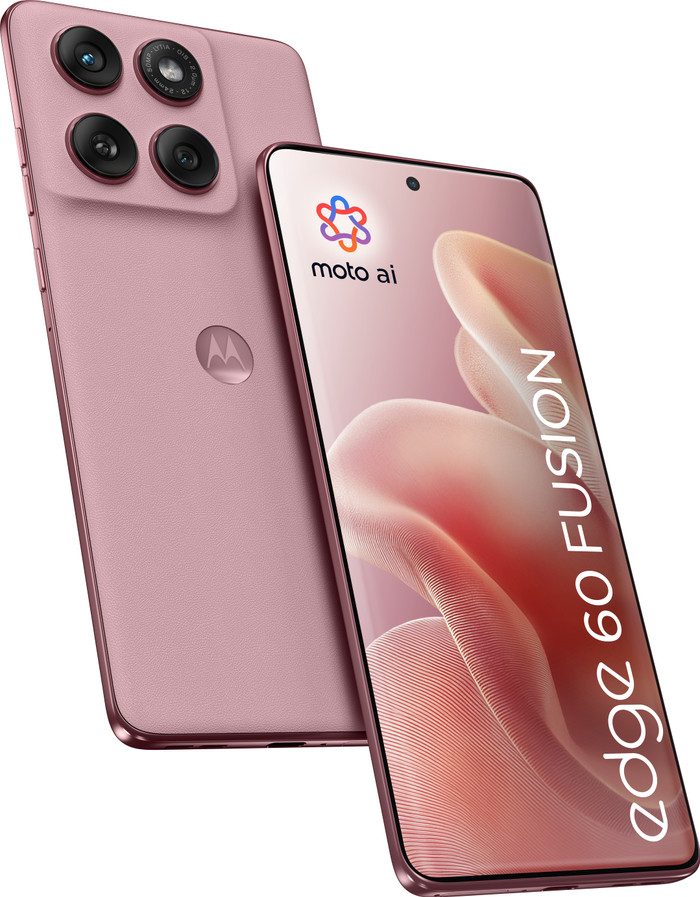 Motorola Edge 60 Fusion 256GB Roze 5G voorkant