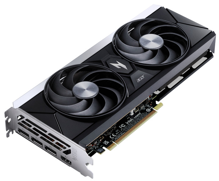 Acer Nitro Intel Arc B570 OC 10GB voorkant