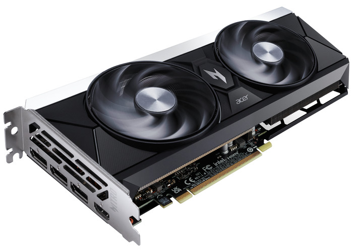 Acer Nitro Intel Arc B580 OC 12GB voorkant