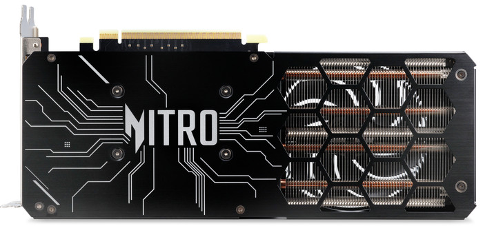 Acer Nitro Intel Arc B580 OC 12GB achterkant