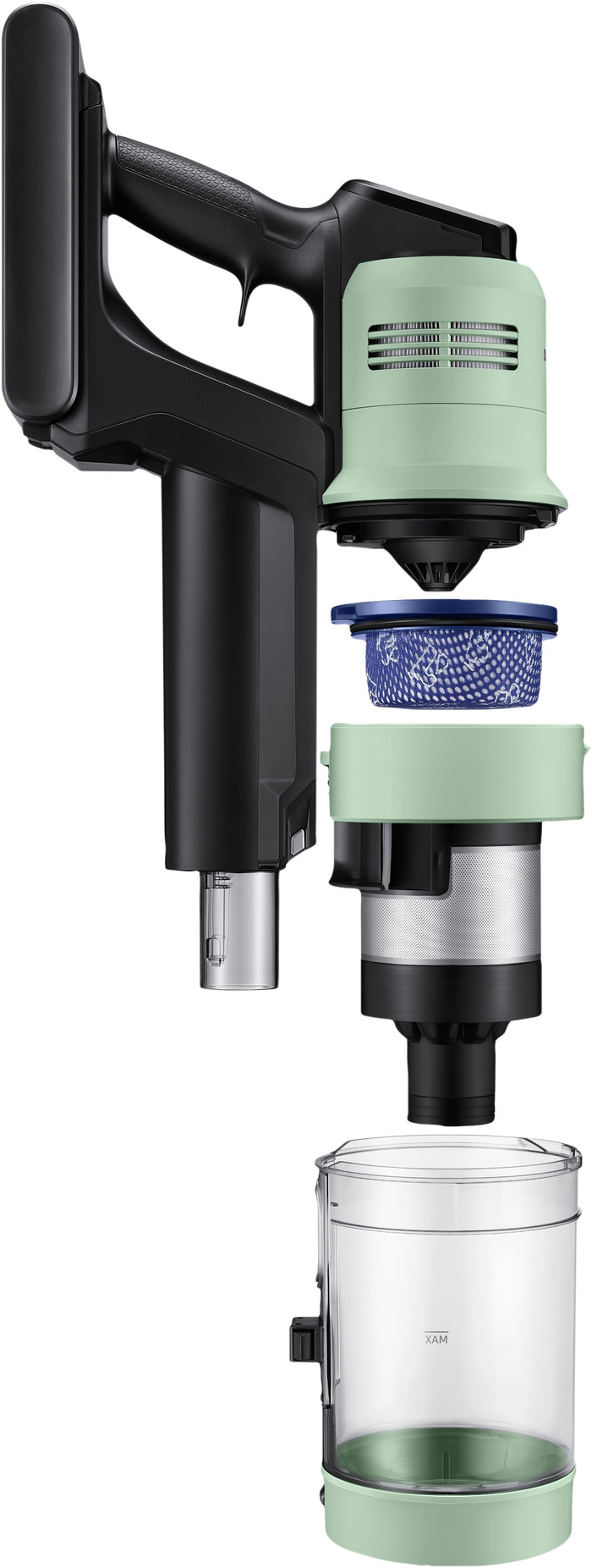 Samsung Bespoke AI Jet Ultra Satin Mint visual leverancier