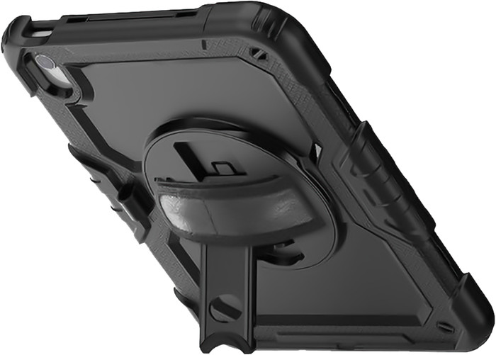 Just in Case Apple iPad (2025/2022) Rotating Backcover Schwarz linke seite