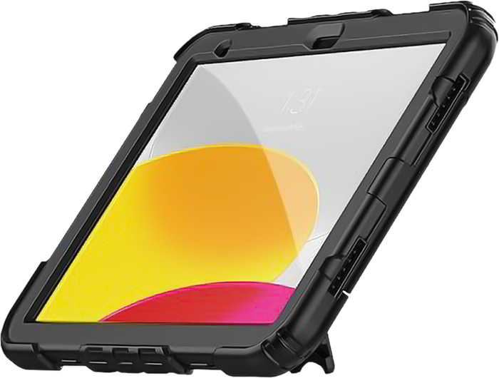 Just in Case Apple iPad (2025/2022) Rotating Backcover Schwarz vorne