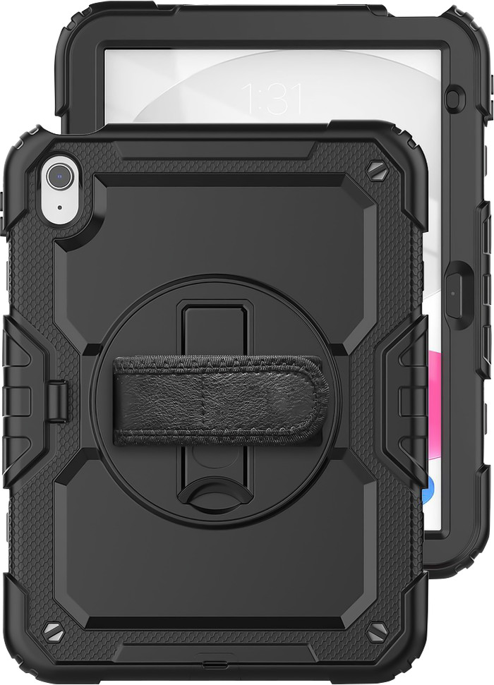 Just in Case Apple iPad (2025/2022) Rotating Backcover Schwarz Main Image