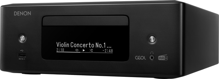 Denon Ceol N12DAB Black front