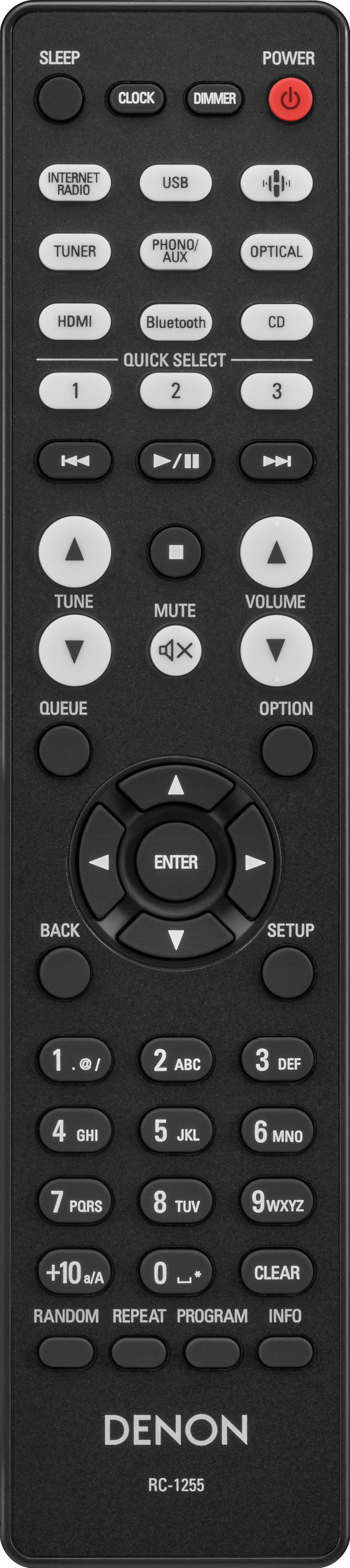 Denon Ceol N12DAB Wit accessoire