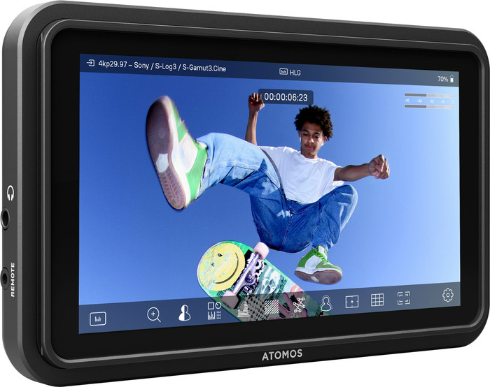 Atomos Shinobi GO linkerkant