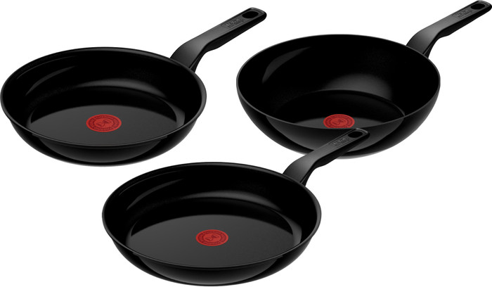 Tefal Renew Black Keramische Koekenpannenset 24 +  28 cm + Wokpan 28 cm Main Image