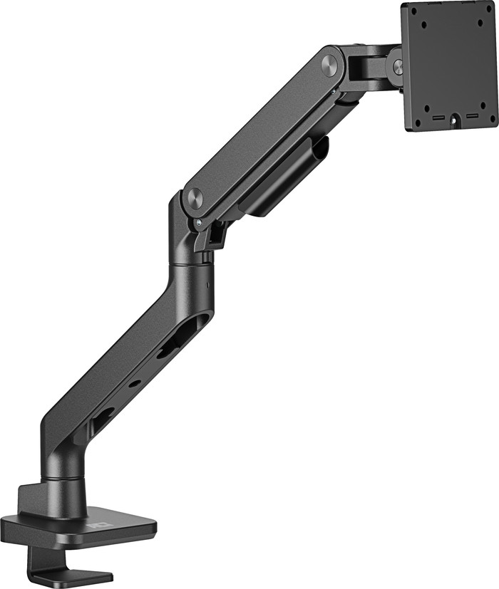 ACT AC8340 Monitorarm 49 inch met gasveer voor 1 monitor linkerkant