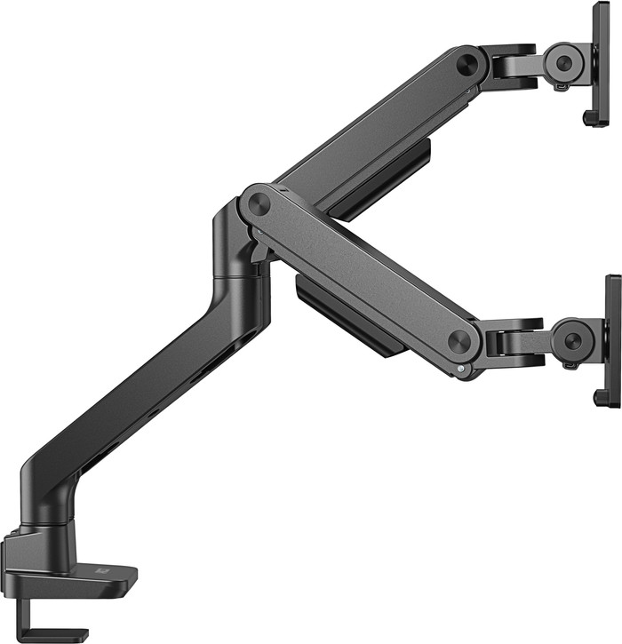 ACT AC8342 Monitorarm 35 inch met gasveer voor 2 monitoren linkerkant
