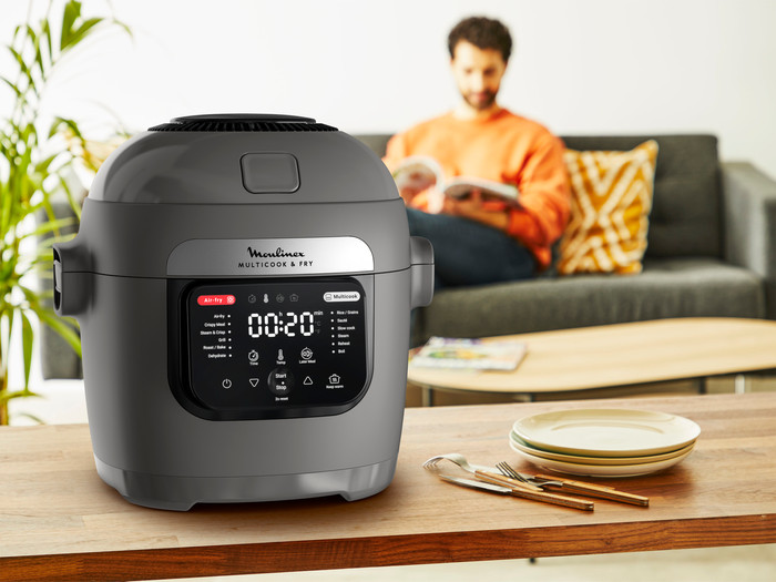 Moulinex Multicook & Fry MZ730B product in gebruik