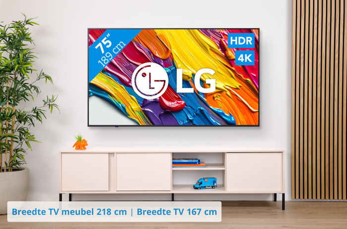 LG 75" QNED82 4K (2025) visual Coolblue 1