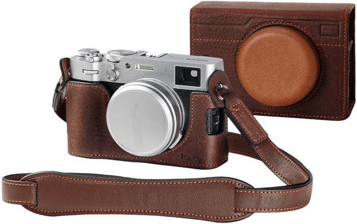 SmallRig 4558 Leather Case Kit voor Fujifilm X100VI product in gebruik
