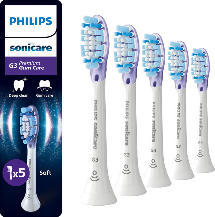 Philips Sonicare Premium Gum Care HX9055/87 Weiß (5 Stück) rechte seite