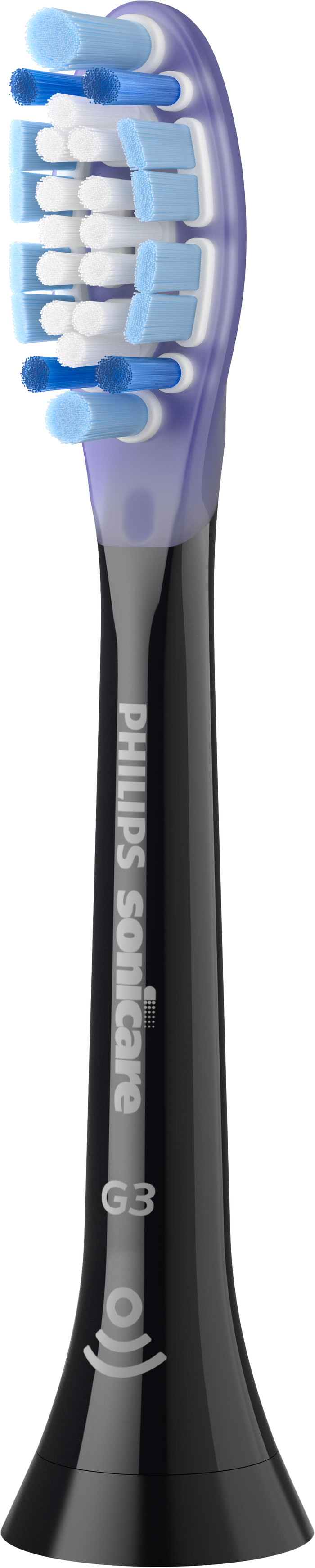 Philips Sonicare Premium Gum Care HX9054/88 Zwart (4 stuks) linkerkant