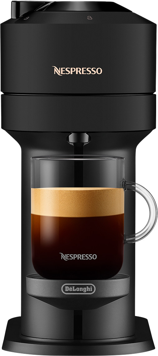 De'Longhi Nespresso Vertuo Next ENV120.BM + Pierre Melkopschuimer voorkant