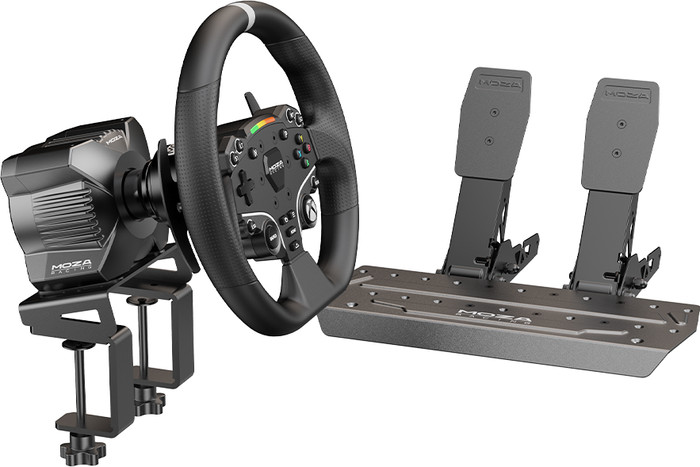 Moza R3 Bundel Racestuur + Pedalen samengesteld product