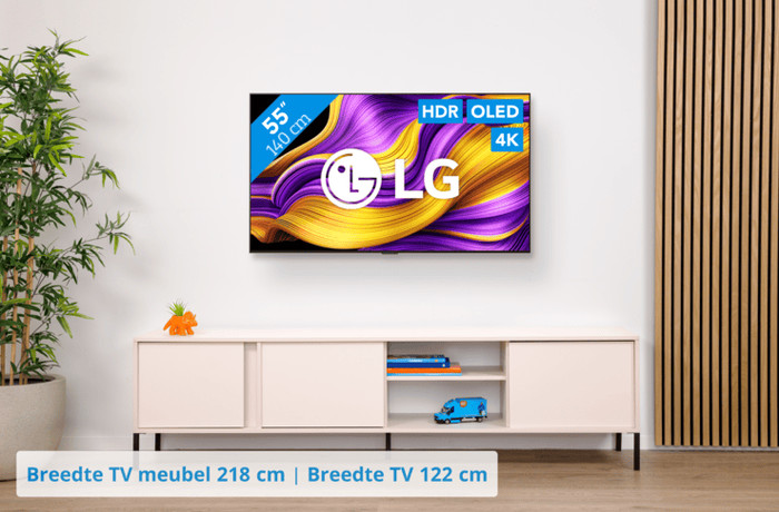LG 55" OLED EVO G56 4K (2025) visual Coolblue 1