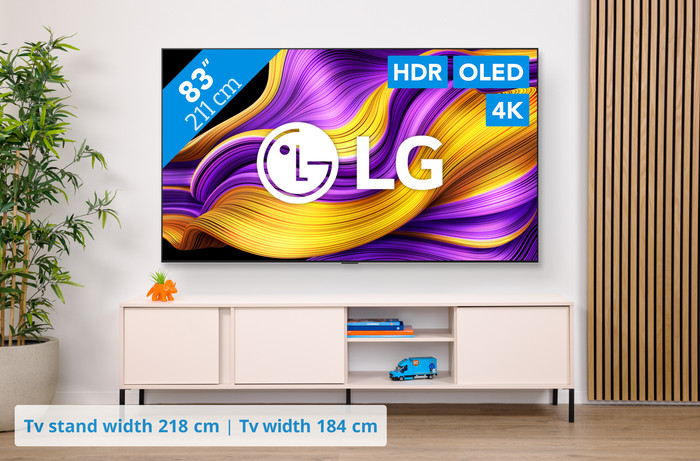 LG 83 inches OLED evo G55 4K (2025) + LG DS95TR visual Coolblue 1