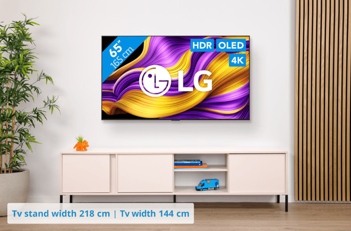 LG 65 inches OLED evo G56 4K (2025) + LG DSG10TY visual Coolblue 1