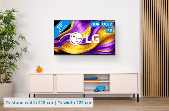 LG 55 inches OLED evo G56 4K (2025) + LG DS80TR visual Coolblue 1
