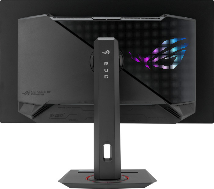 ASUS ROG Strix OLED XG27ACDNG achterkant