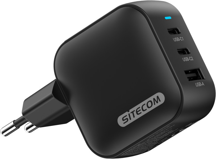 Sitecom 70 W GaN Power Delivery Support de Charge Mural côté gauche