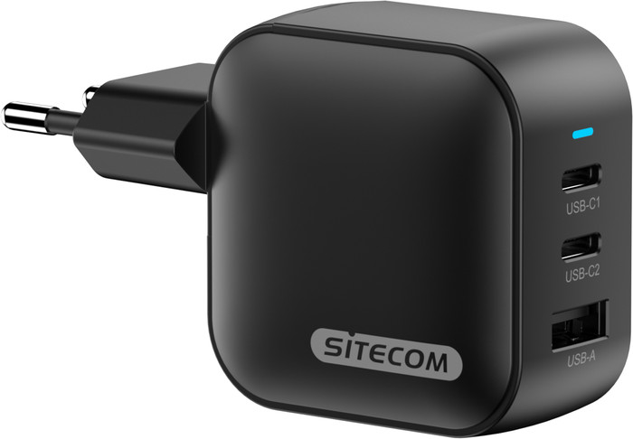 Sitecom 70 W GaN Power Delivery Support de Charge Mural côté gauche