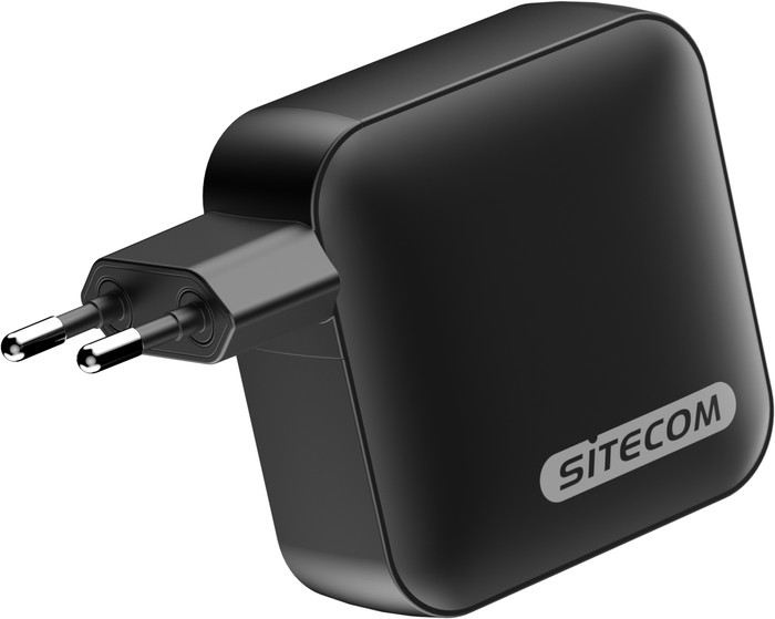 Sitecom 165W GaN Power Delivery Wandoplader linkerkant