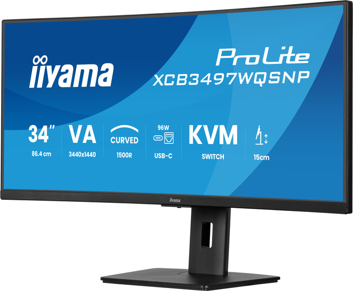 Iiyama Prolite XCB3497WQSNP-B1 voorkant