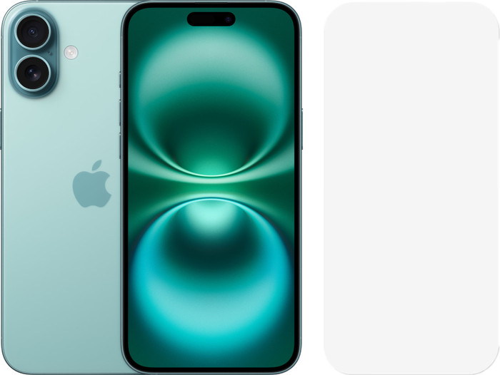 Apple iPhone 16 Plus 128GB Green + BlueBuilt Screen Protector Glass Main Image