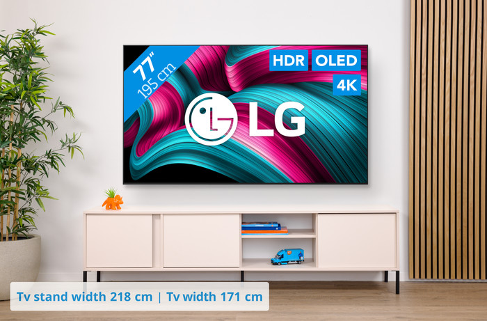 LG 77 inches OLED evo G54 4K (2025) visual Coolblue 1
