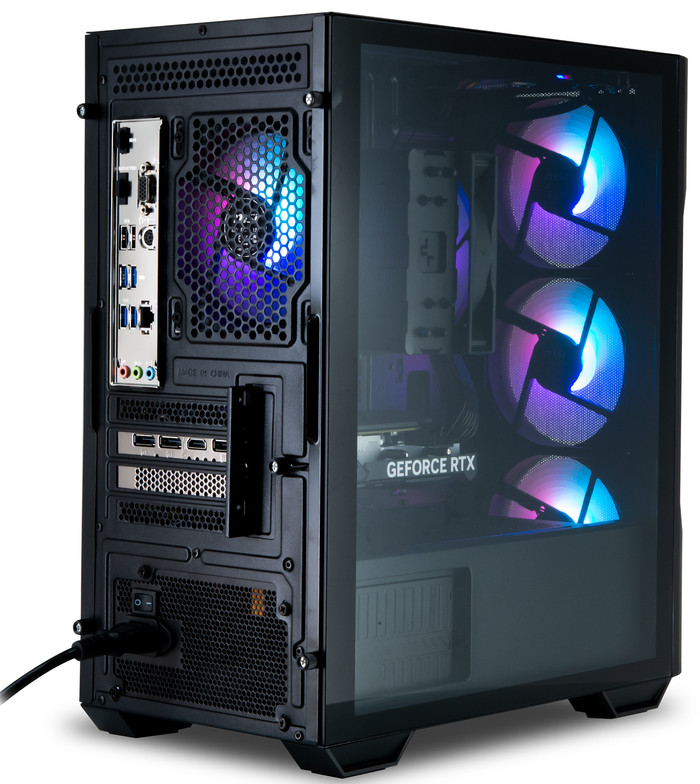 POWERED BY MSI Velocity 2.0 back