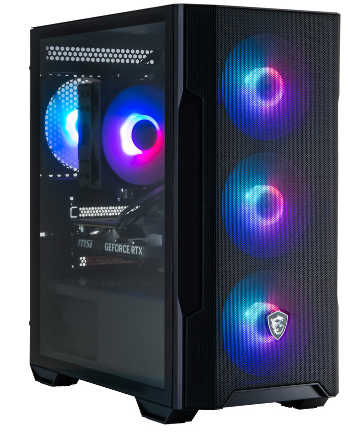 POWERED BY MSI Velocity 2.0 left side
