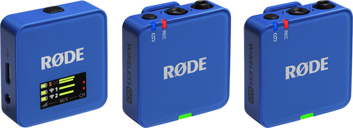 Rode Wireless GO Gen 3 Blauw Main Image