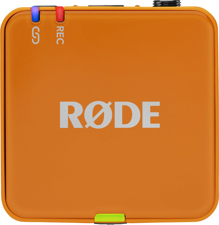 Rode Wireless GO Gen 3 Oranje voorkant