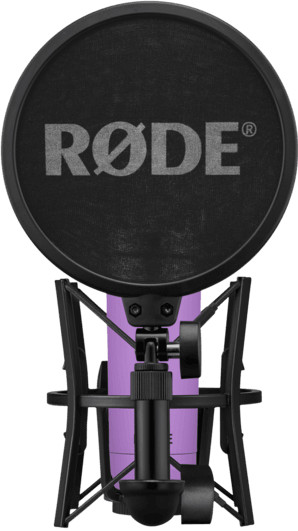 RODE NT1 Signature series Paars product in gebruik